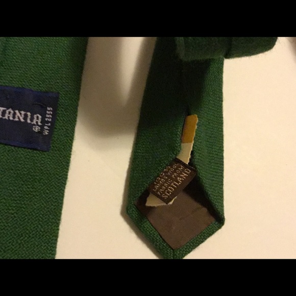 SOLD Britannia Brand Set of 2 Wool Vintage Ties - Picture 4 of 8